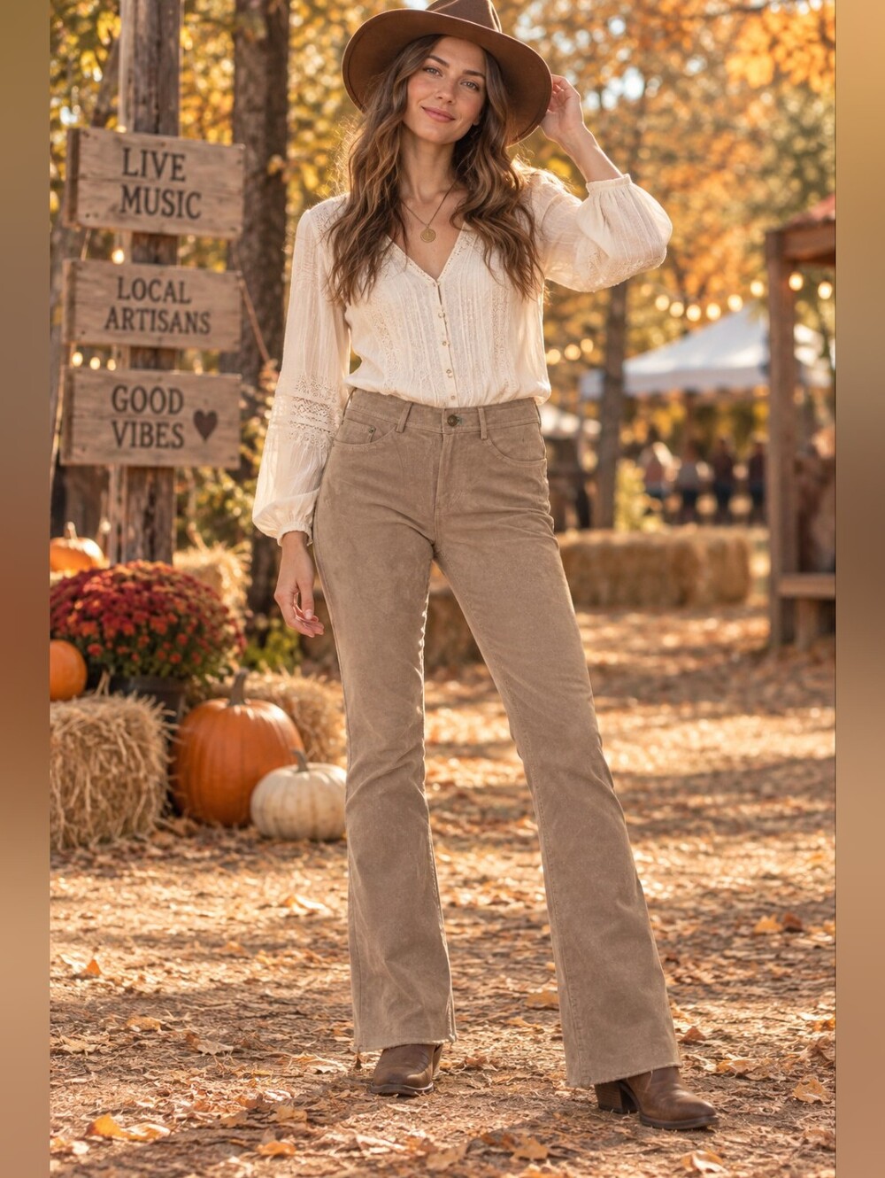 BB Dakota Suede Leather Pants Size 9 Tan Y2K Western Boho Moto 70s Festival